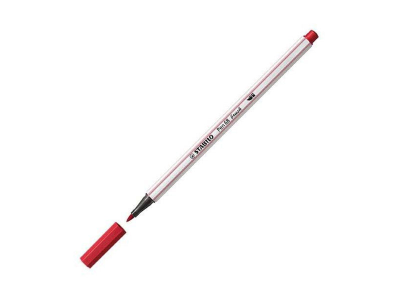 STABILO Pen 68 Brush - Felt-tip pen - Dark Red (50)