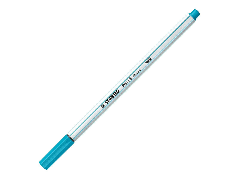 STABILO Pen 68 Brush - Felt-tip pen - Light blue (31)