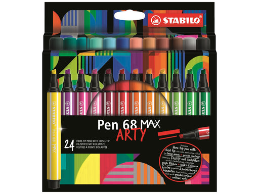 STABILO  Pen 68 Max Arty wallet of 24 pens
