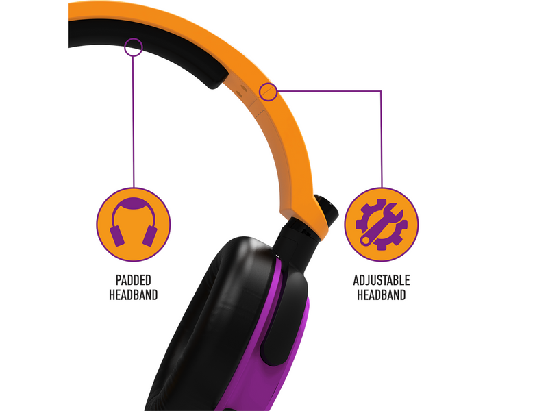 STEALTH C6-100 Gaming Headset (Multi Format) - Neon Orange/Purple