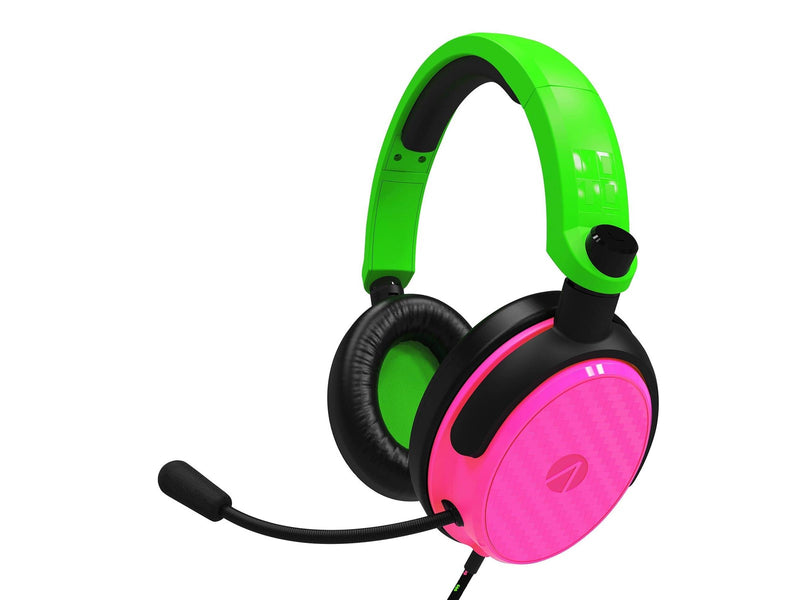 STEALTH C6-100 - Neon Green / Pink - Wired Headset - Sony PlayStation 4