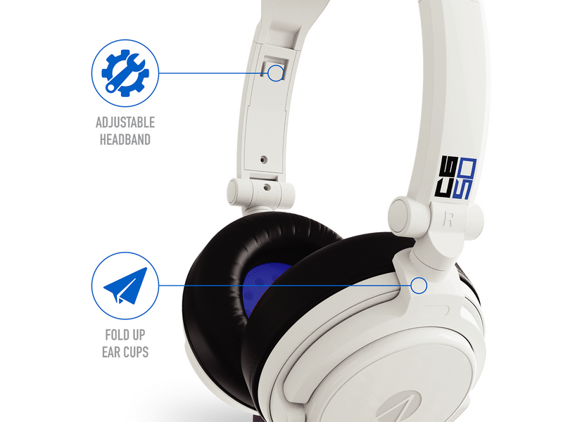 STEALTH C6-50 Gaming Headset (Multi Format) - Blue/White