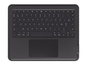 STM Dux Keyboard Trackpad USB-C (iPad 2025 11th gen + 2022 10th gen) - Tastatur & Folio-Set - Französisch - Schwarz