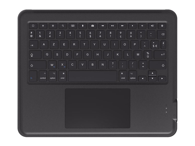 STM Dux Keyboard Trackpad USB-C (iPad 2025 11th gen + 2022 10th gen) - Tastatur & Folio-Set - Französisch - Schwarz