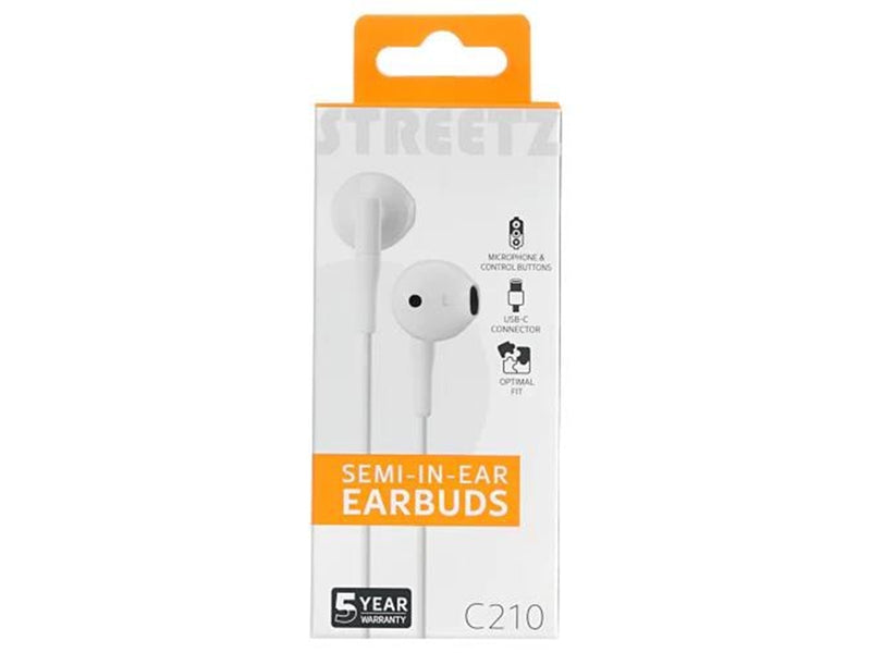 STREETZ C210 Semi-in-Ear Earphones