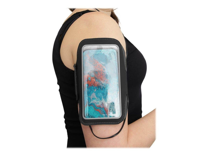 STREETZ Slim Sports Armband for up to 6.5 Smartphones Reflectors - Black