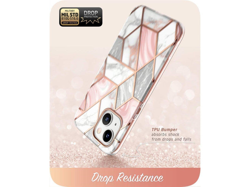 SUPCASE Cosmo Case for iPhone 14 Plus - Pink Marble