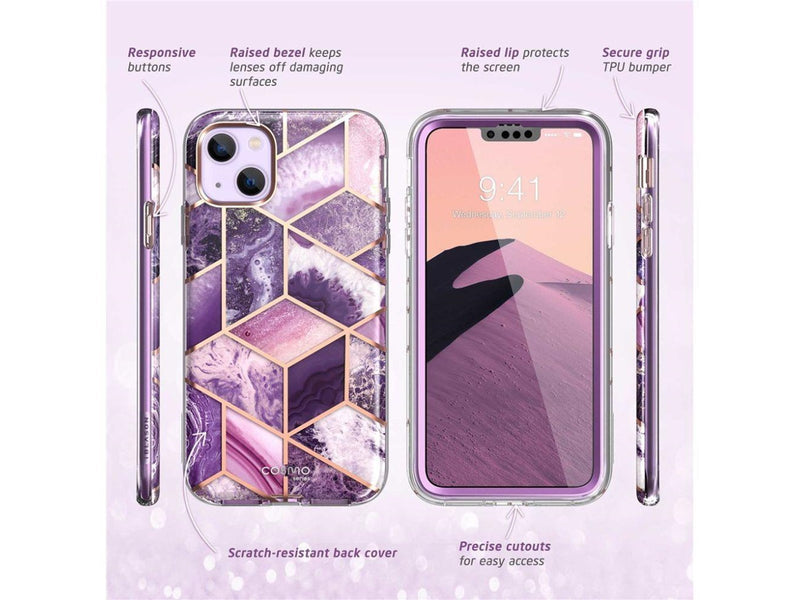 SUPCASE Cosmo Case for iPhone 14 Plus - Pink Marble