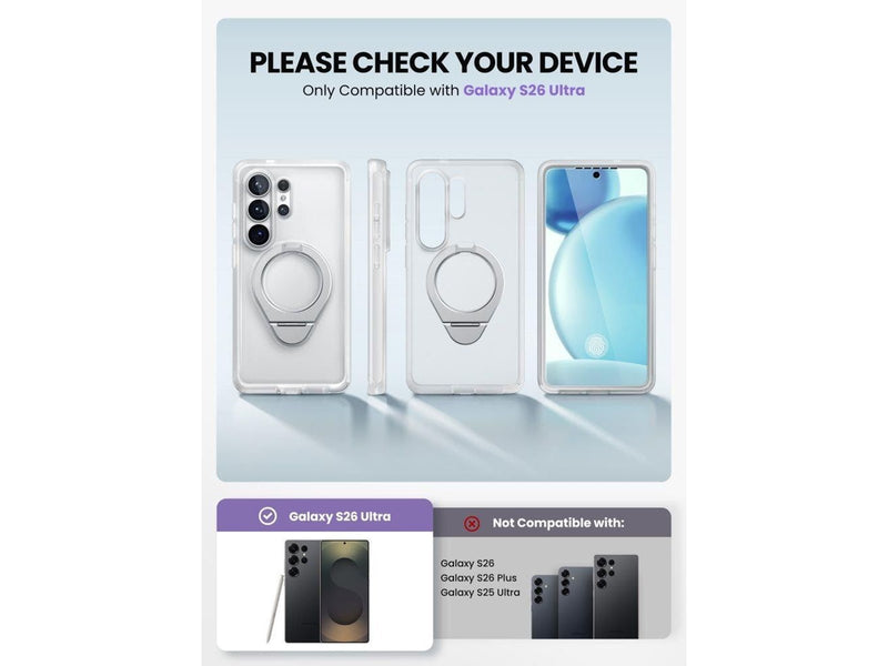 SUPCASE  Cosmo Mag MagSafe Case for Samsung Galaxy S26 Ultra - White