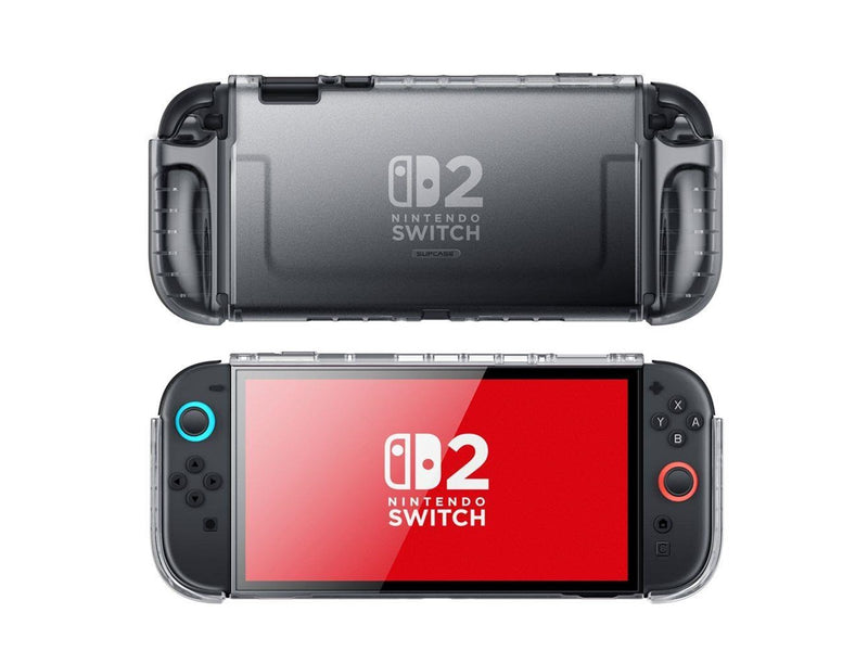 SUPCASE Crystal Case for Nintendo Switch 2 - Clear and Black