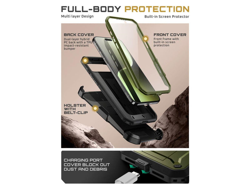 SUPCASE UB Pro Case for iPhone 17 Air - Green
