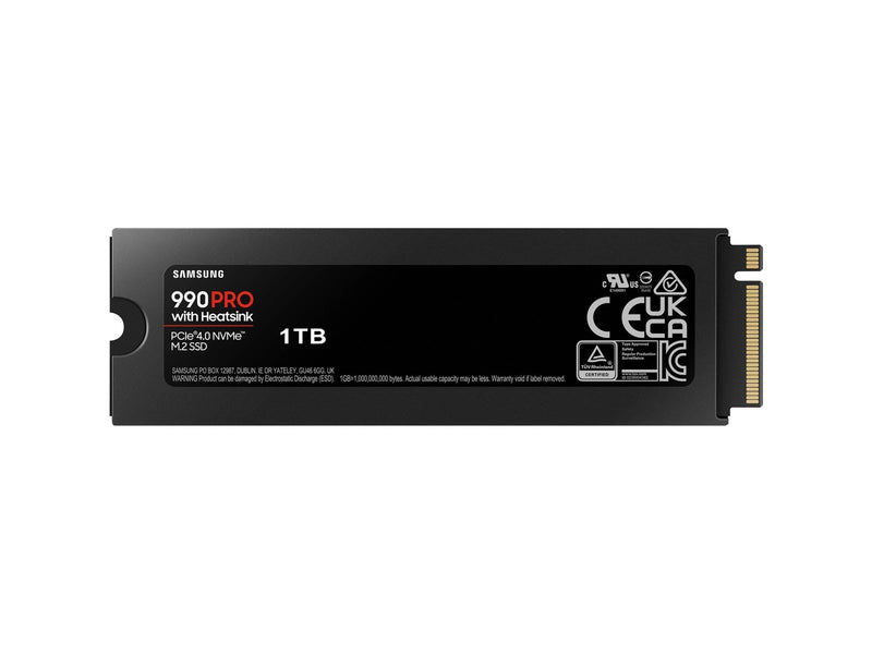 Samsung 990 Pro SSD - 1TB - Mit Kühlkörper - M.2 2280 - PCIe 4.0