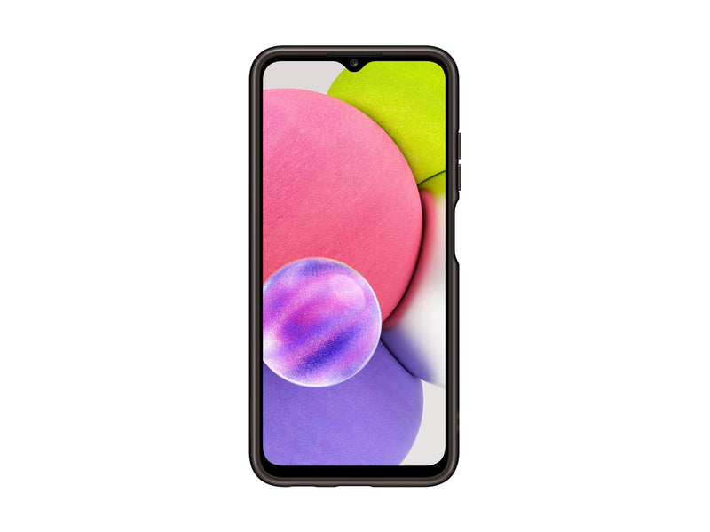 Samsung Galaxy A03s Soft Clear Cover - Black