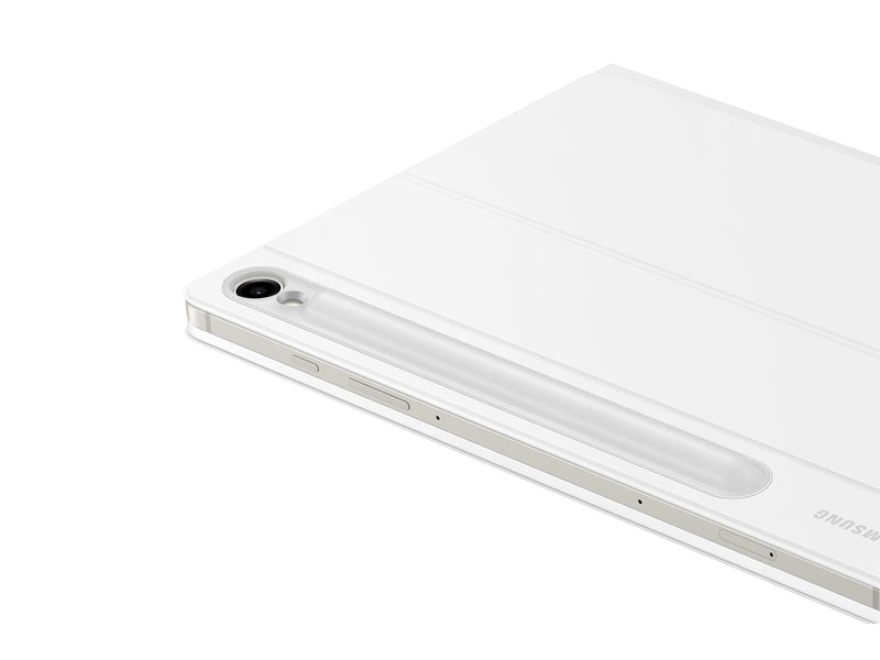 Samsung Galaxy Tab S10 FE / Tab S9 FE / Tab S9 - Book Cover Keyboard - White (English) - Tastatur & Folio-Set - Weiss