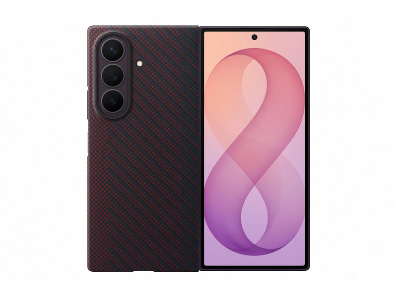 Samsung Galaxy Z Fold8 Ultra Carbon Magnet Case - Techno Violet