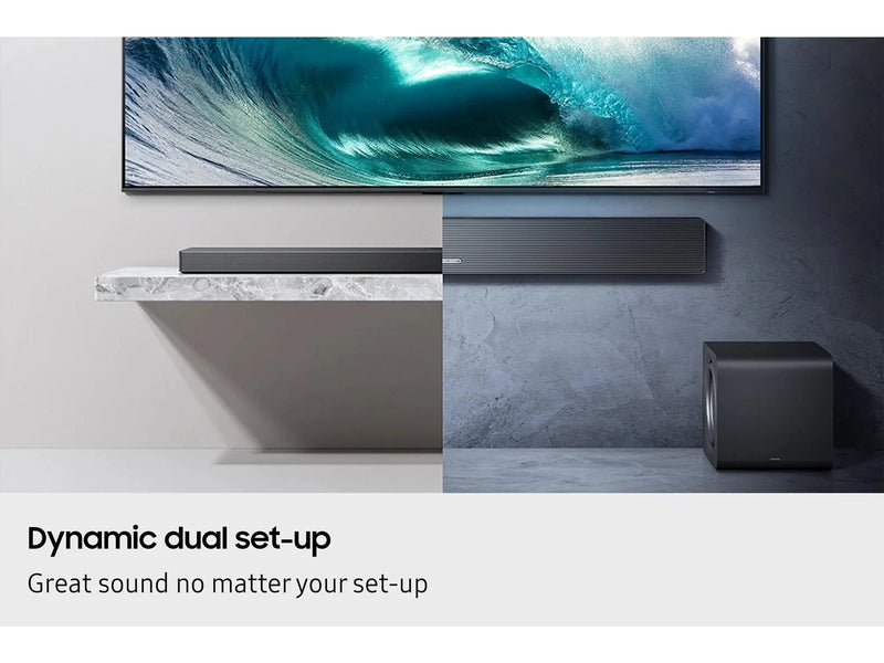 Samsung HW-QS750F - sound bar system - wireless