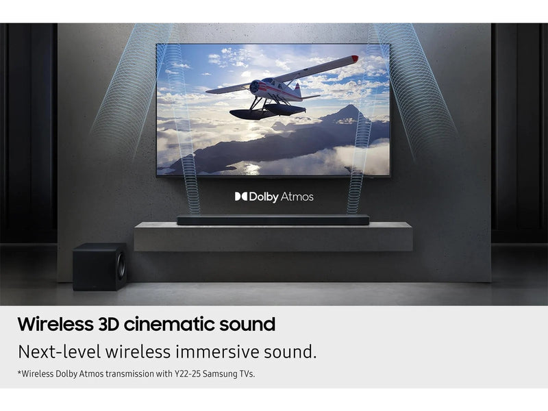 Samsung HW-QS750F - sound bar system - wireless
