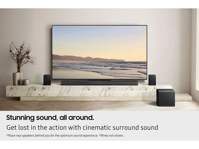Samsung HW-QS750F - sound bar system - wireless