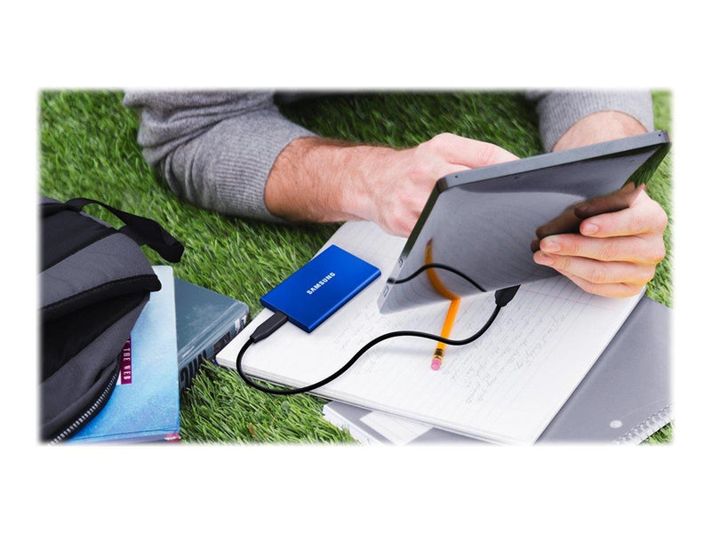 Samsung Portable SSD T7 - 1TB - Blau - Extern SSD - USB 3.2 Gen 2