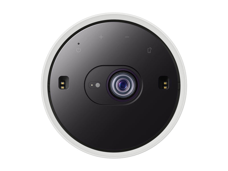 Samsung Projektoren The Freestyle SP-LFF3CLAX - 2nd Generation - DLP projector - portable - 802.11a/b/g/n/ac wireless / AirPlay 2 - white - 1920 x 1080 - 230 ANSI lumens