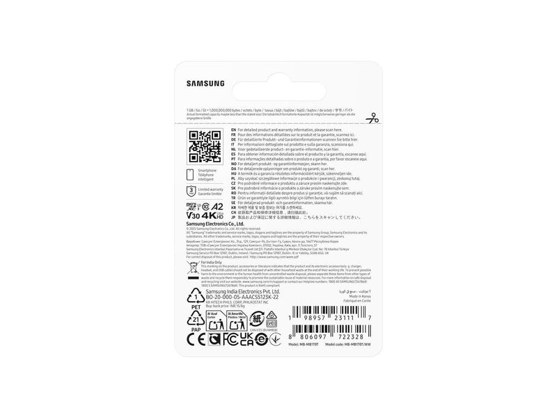 Samsung T7 microSD - 130MB/s - 1TB