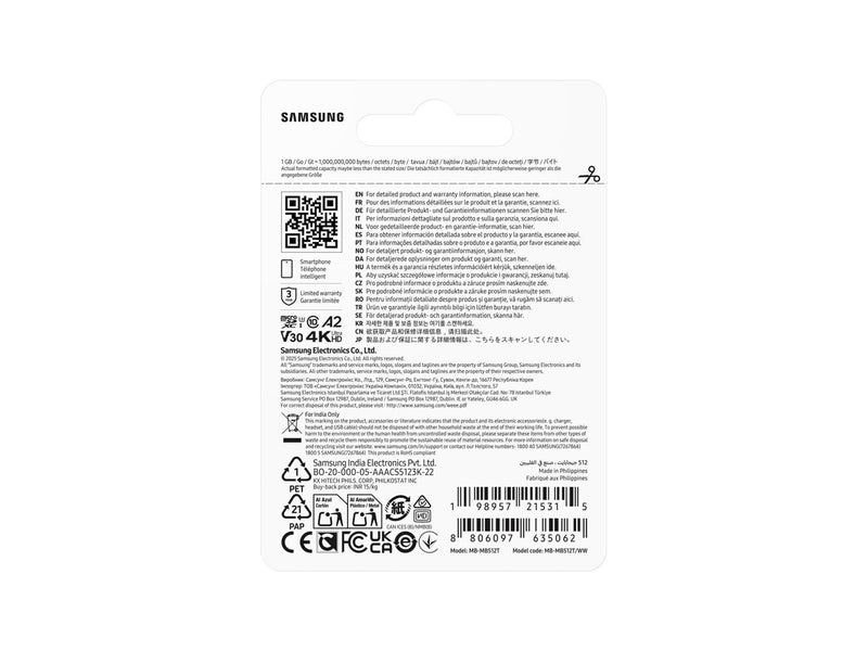 Samsung T7 microSD - 130MB/s - 512GB