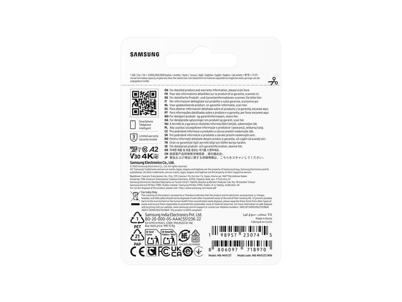 Samsung T9 microSD - 130MB/s - 512GB