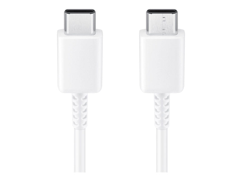 Samsung USB cable USB-C (M) to USB-C (M) USB 2.0 (Max 3A/25W) 1 m white