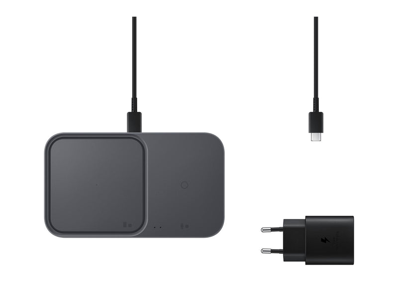 Samsung Wireless Charger Duo (Incl. Power Adapter) - Black