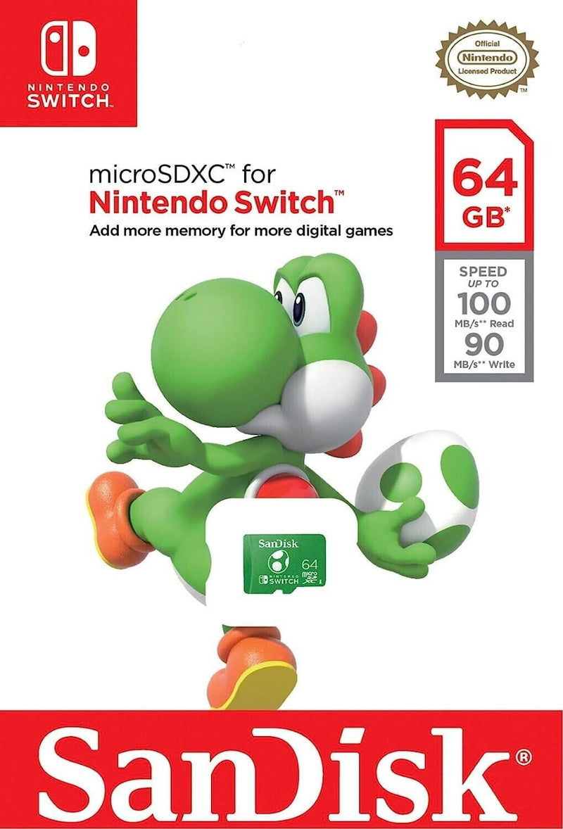 SanDisk Speicherkarte für Nintendo Switch 64GB