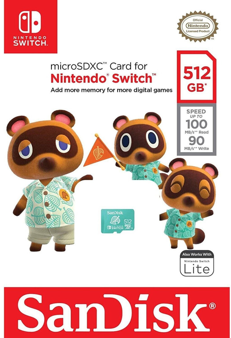 SanDisk Speicherkarte für Nintendo Switch 512GB