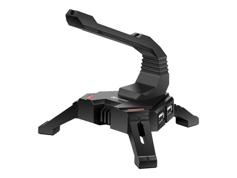 Sandberg 2in1 USB Hub Bungee USB-Hubs - 4 - Schwarz