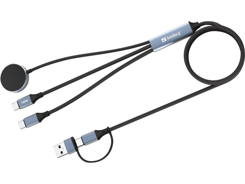 Sandberg 3in1 Travel Charge 100W Cable