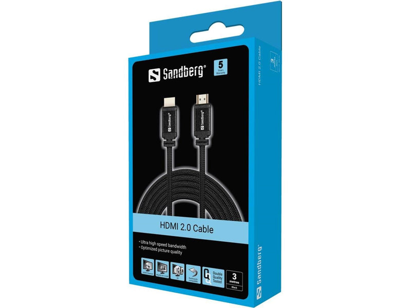 Sandberg HDMI 2.0 Cable - 3m