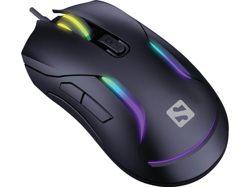 Sandberg LightFlow 6D - Gaming Maus (Schwarz)