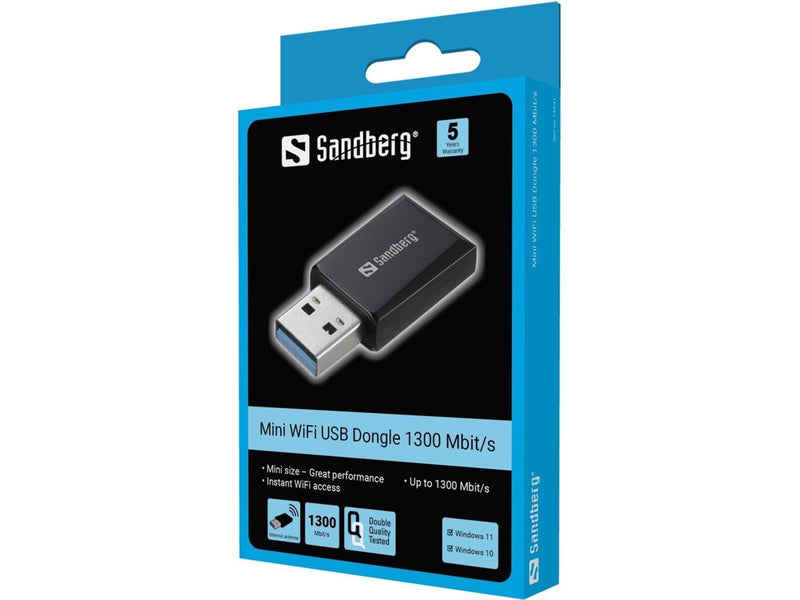 Sandberg Mini Wifi Dongle 1300 Mbit/s