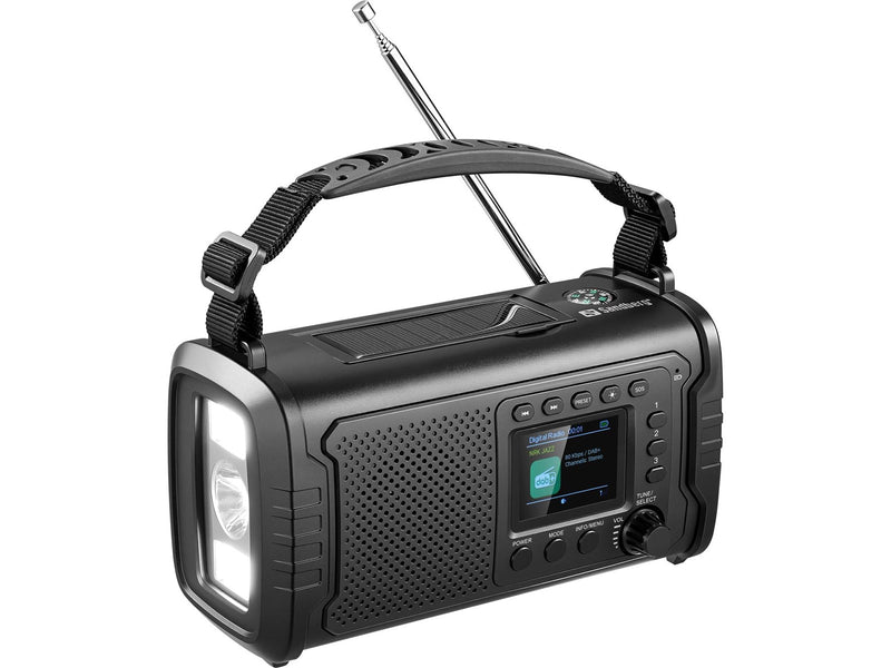 Sandberg Survivor DAB+ Radio All-in-1 20000 - DAB+/FM