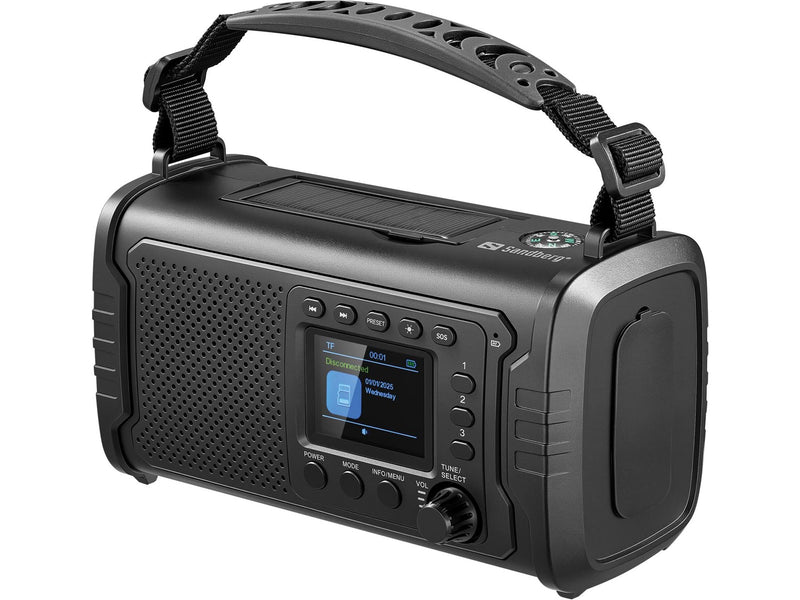 Sandberg Survivor DAB+ Radio All-in-1 20000 - DAB+/FM
