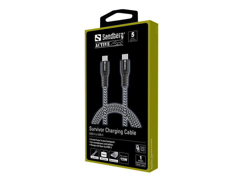 Sandberg Survivor USB-C- USB-C Cable 1M