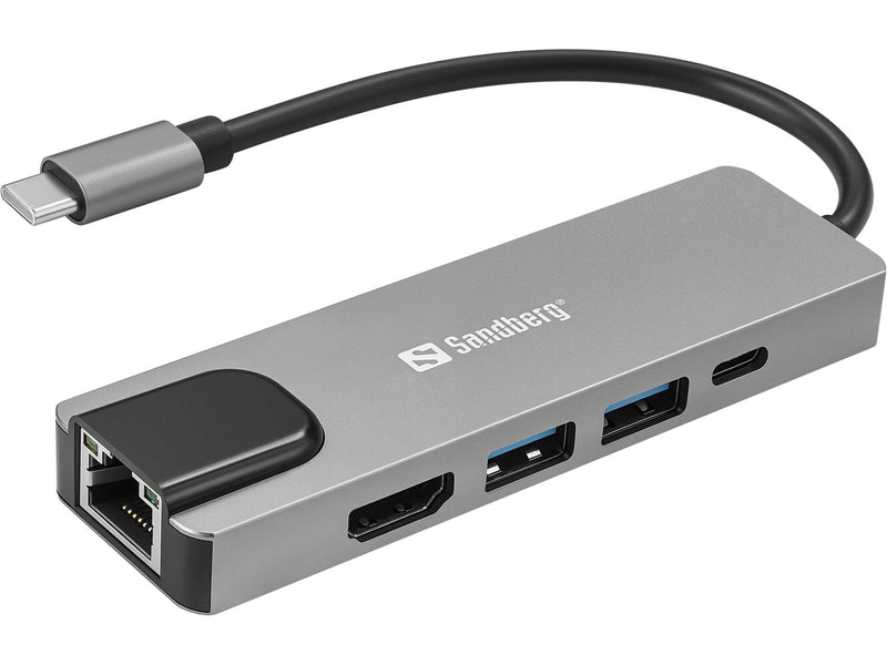 Sandberg USB-C 5-in-1 Travel Dock