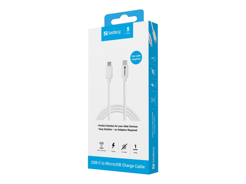 Sandberg USB-C to MicroUSB Charge Cable - 1m