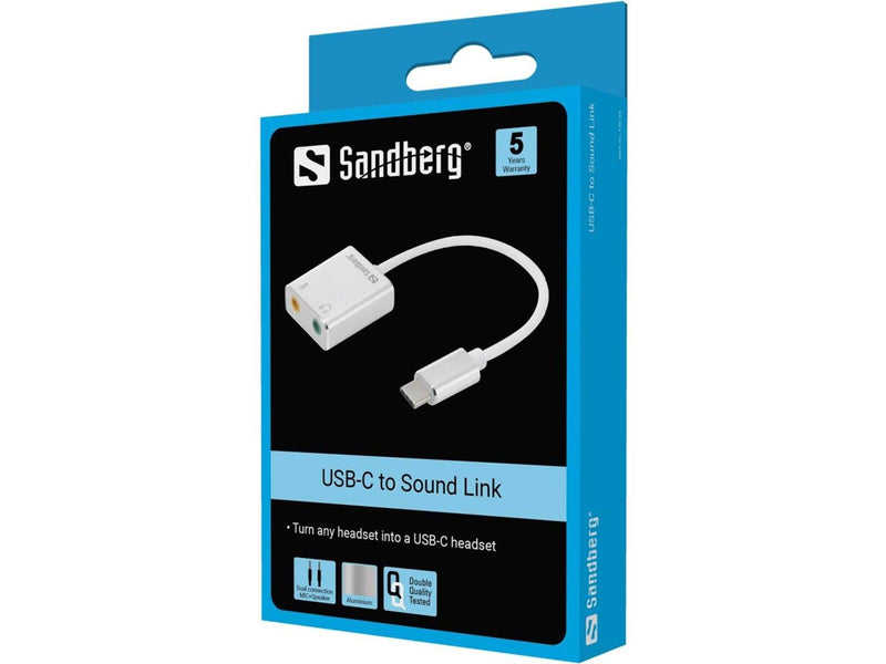 Sandberg USB-C to Sound Link