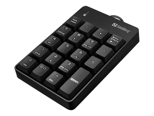 Sandberg USB Wired Numeric Keypad - Numpad - Schwarz