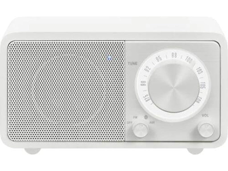 Sangean Genuine Mini WR-7 FM Radio Matt White - FM
