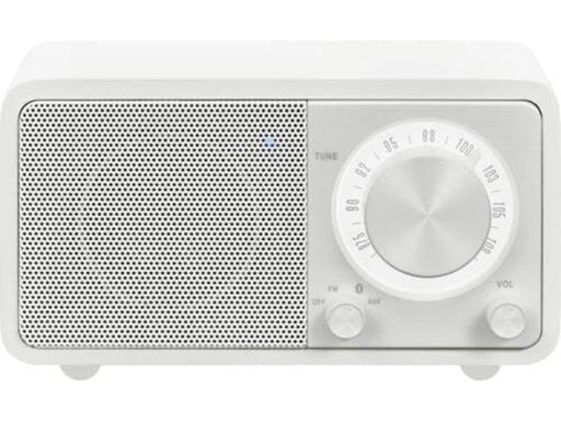 Sangean Genuine Mini WR-7 FM Radio Matt White - FM