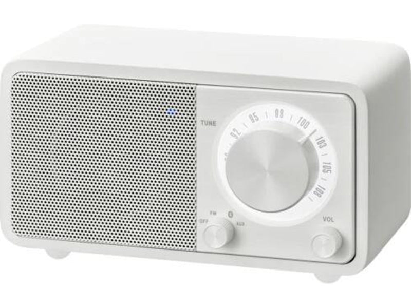 Sangean Genuine Mini WR-7 FM Radio Matt White - FM