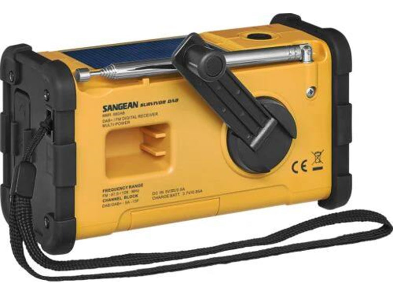 Sangean MMR-88 - Handcrank - Solar Radio - AM/FM/Weather