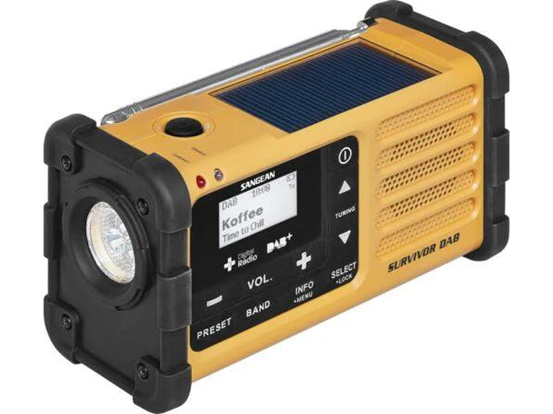 Sangean MMR-88 - Handcrank - Solar Radio - AM/FM/Weather