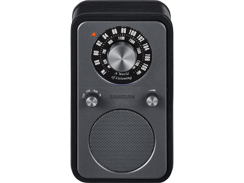 Sangean WR-9 AM/FM/Bluetooth Radio Midnight Oak - AM/FM - Mono - Eiche/Schwarz
