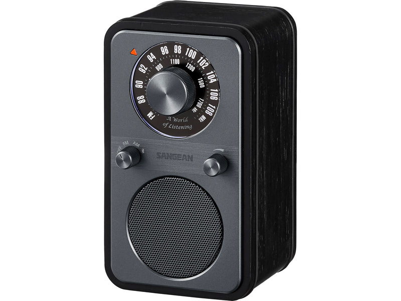 Sangean WR-9 AM/FM/Bluetooth Radio Midnight Oak - AM/FM - Mono - Eiche/Schwarz